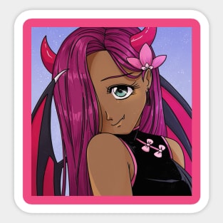 Devil girl Sticker